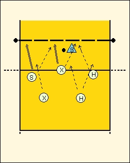 Схема игры 6-2, с двумя связующими9